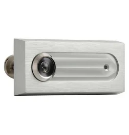 Door Viewer with label AXA - LINIA ATLAS2 - Silver matt