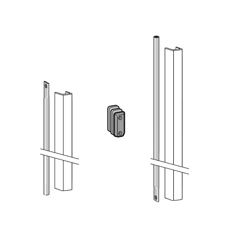 DORMA PHX 05 F - Connecting rod set with cover for door heights up to 3400 mm DORMA PHX 05 F - Connecting rod set with cover for door heights up to 3400 mm