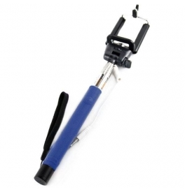 Selfie tyč s tlačítkem a připojovacím kabelem