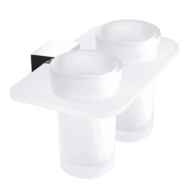 Držiak a dva poháre na zubné kefky IXI NIMCO KIBO Ki X3-58DW-26