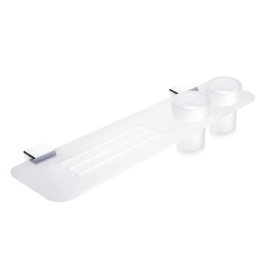 Glasregal mit Zahnbürstenbechern IXI NIMCO KIBO Ki X350-58DW-26