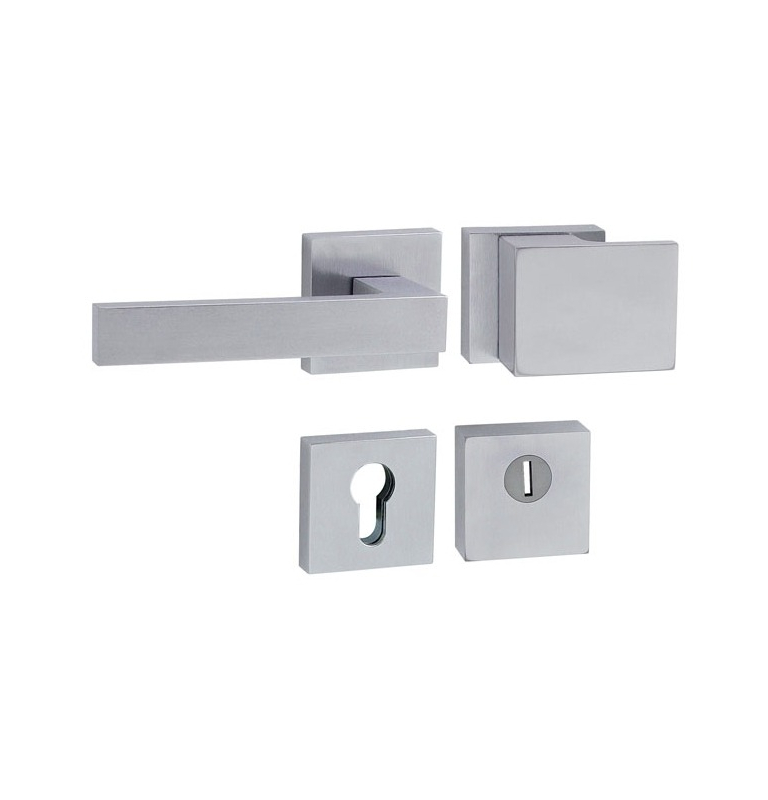 Bezpečnostní klika TUPAI CUBO/SQUARE - HR 3230/2275 - Chrom broušený Bezpečnostní klika TUPAI CUBO/SQUARE - HR 3230/2275 - Chrom broušený