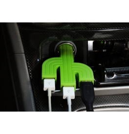 USB nabíjačka do auta - kaktus
