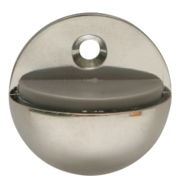 Door stopper semicircle - OC - Polished chrome