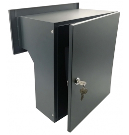 Fence-mounted mailbox X-FEST JAKUB 4 Anthracite