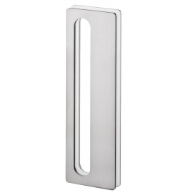 Shell for glass sliding door JNF IN.16.565.A - Brushed stainless steel