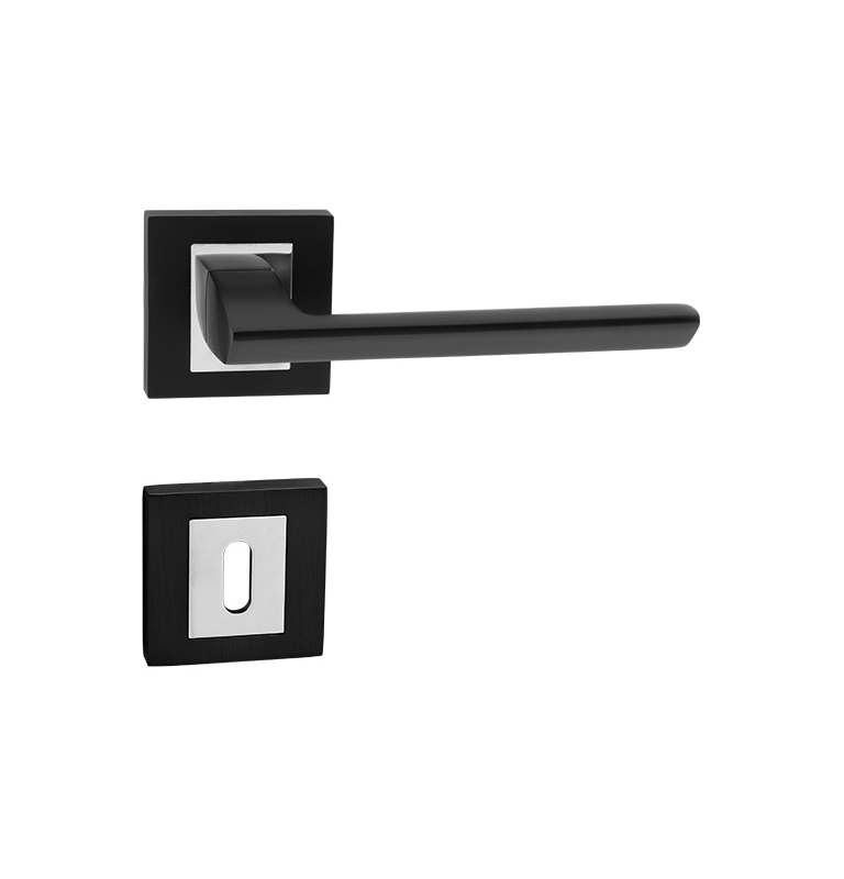 Handle JASPER - HR - Black matt / Polished chrome Handle JASPER - HR - Black matt / Polished chrome