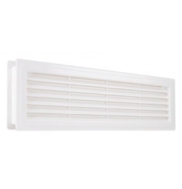 Plastic ventilation grille - White