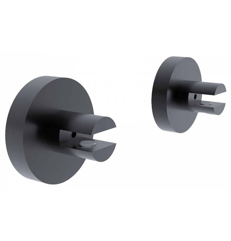 Glass shelf brackets NIMCO UNIX BLACK Glass shelf brackets NIMCO UNIX BLACK