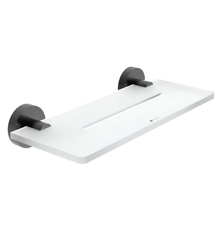 Półka szklana z uchwytem NIMCO UNIX BLACK IXI 300 mm Półka szklana z uchwytem NIMCO UNIX BLACK IXI 300 mm