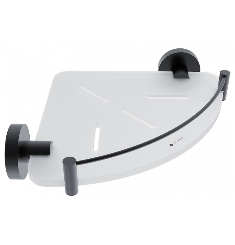 Glas-Eckregal und Zaun NIMCO UNIX BLACK IXI Glas-Eckregal und Zaun NIMCO UNIX BLACK IXI