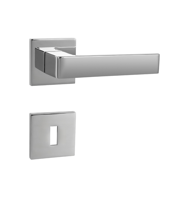 Door Handle MPK HIT HR SQ6 - Polished chrome Door Handle MPK HIT HR SQ6 - Polished chrome