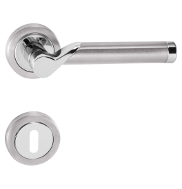 Kilincs TUPAI MARENA - R 794 - Fényes króm / szálcsiszolt inox