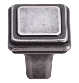Möbelgriff WYOMING - Antikes Silber
