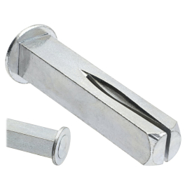 Čtyřhran pro jednostrannou montáž klik 8 x 8 mm