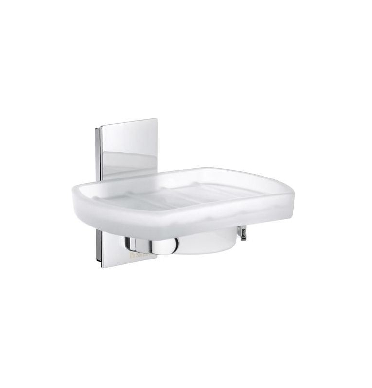 Holder with glass soap dish SMEDBO POOL ZK342 Holder with glass soap dish SMEDBO POOL ZK342